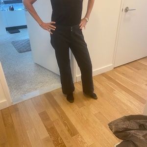 Black northface ski pants